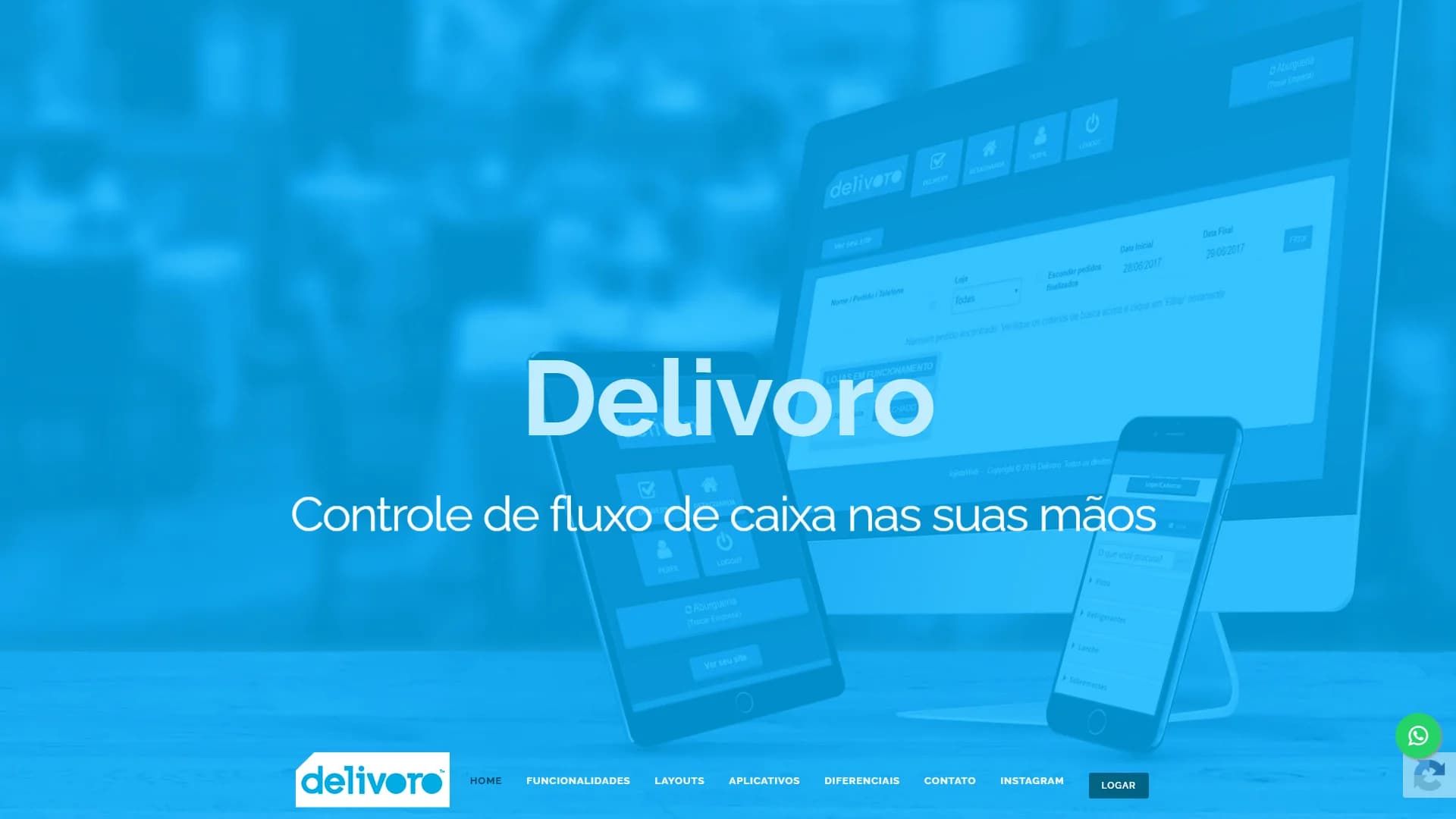 Screenshot do projeto Delivoro