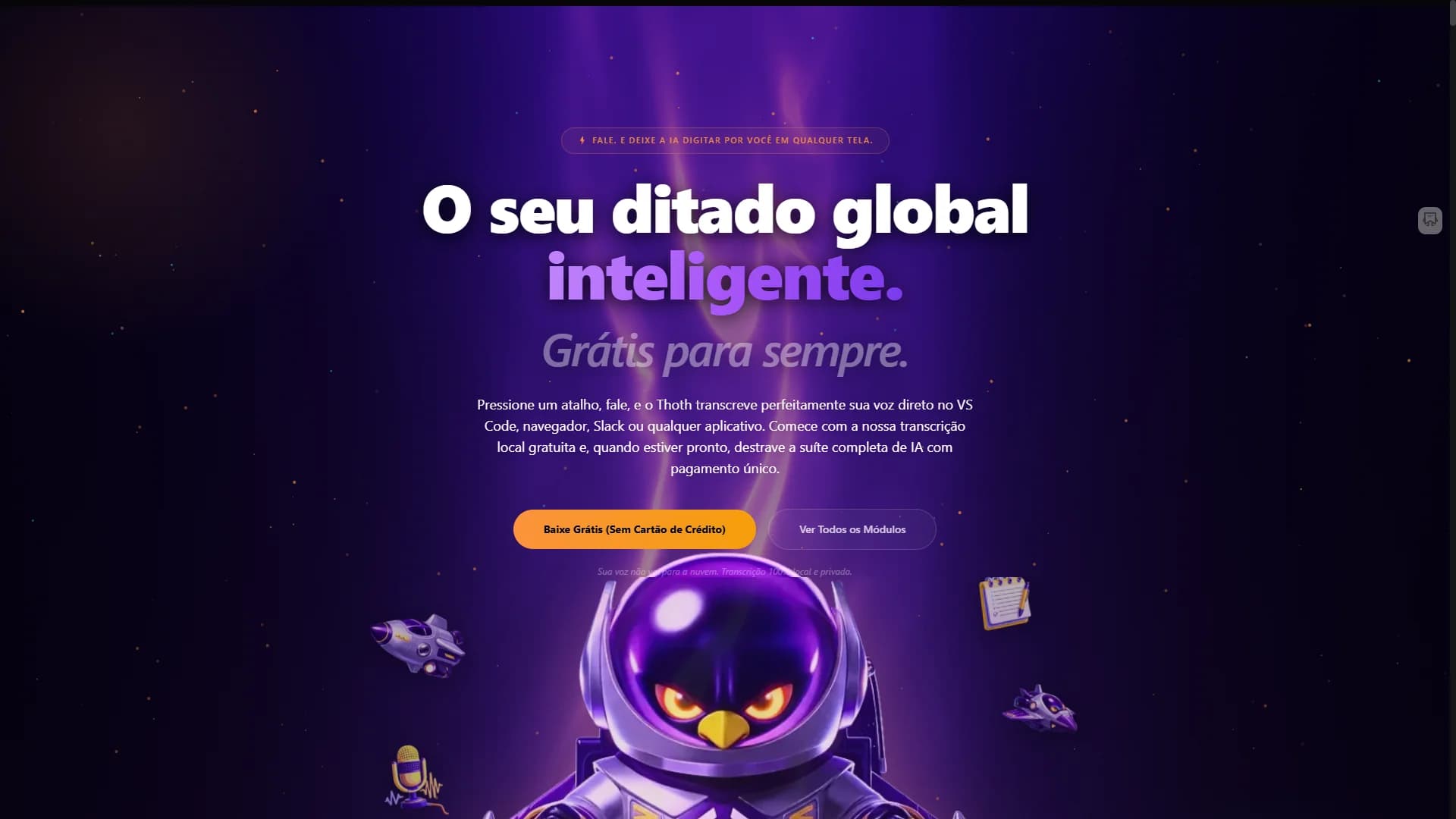 Screenshot do projeto Thoth AI